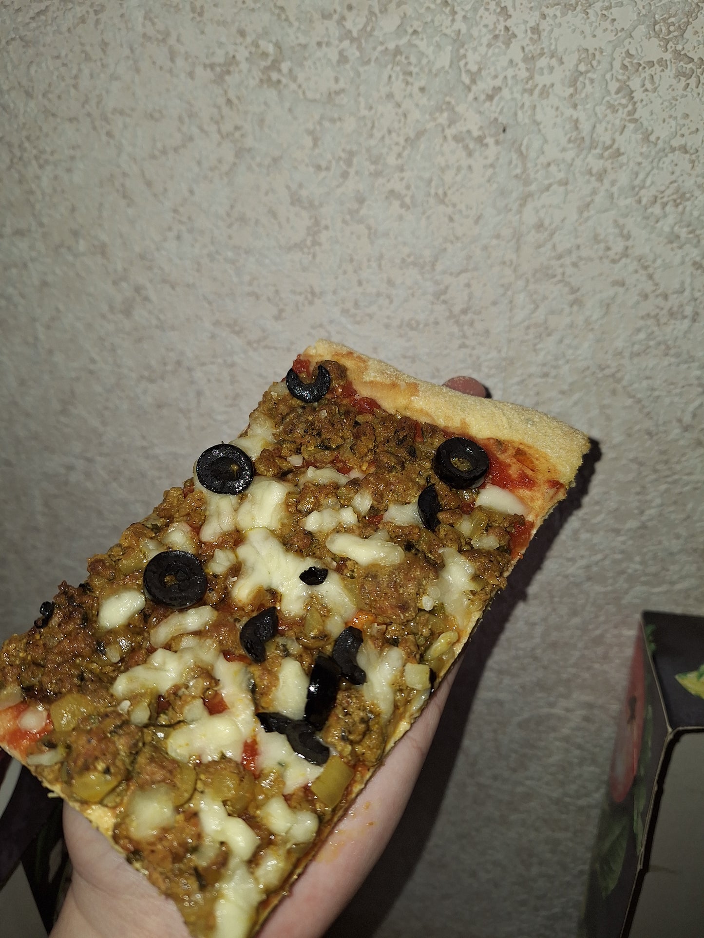 Stukjes pizza