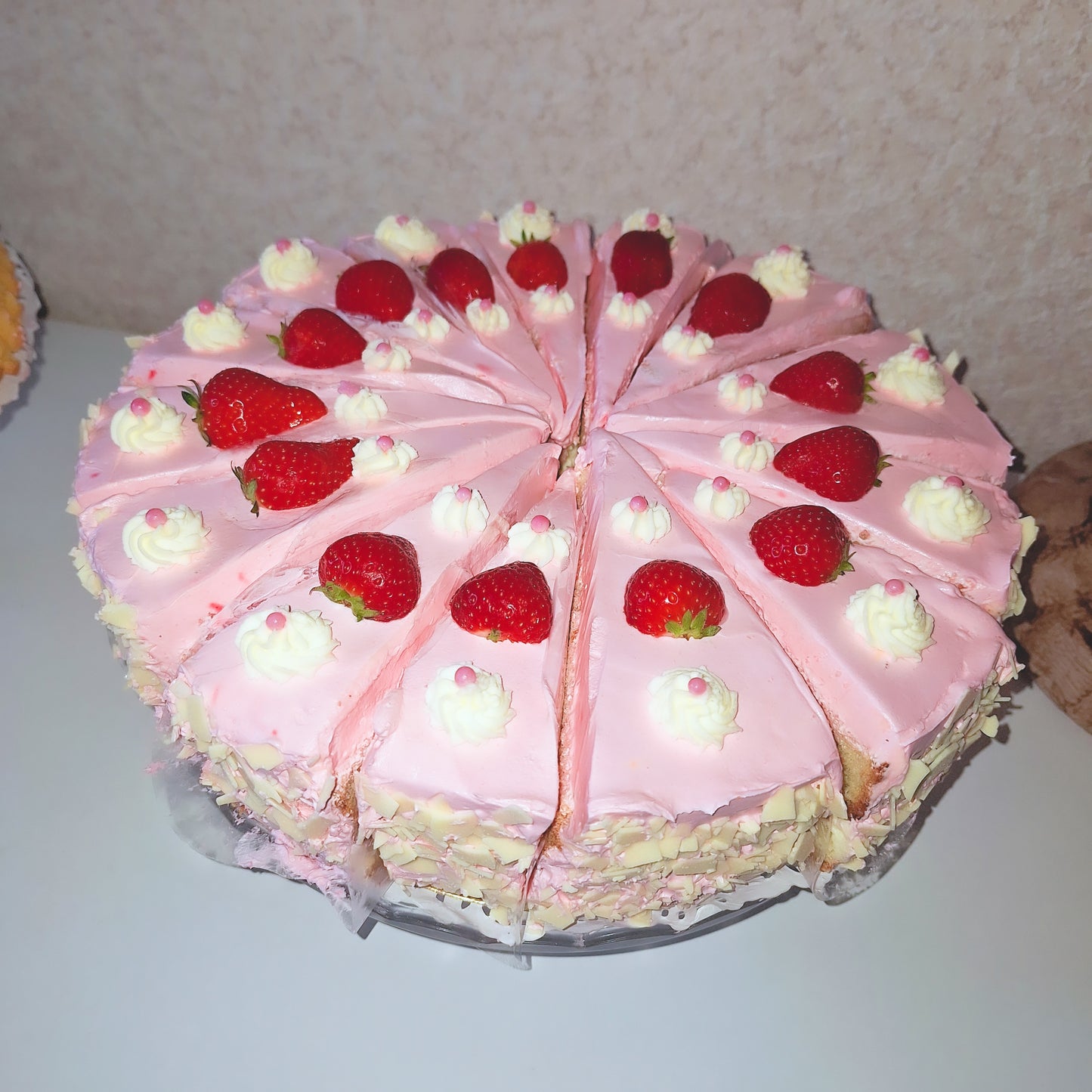 Aardbei gebakje