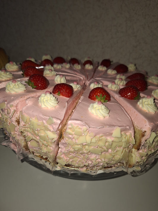 Aardbei gebakje